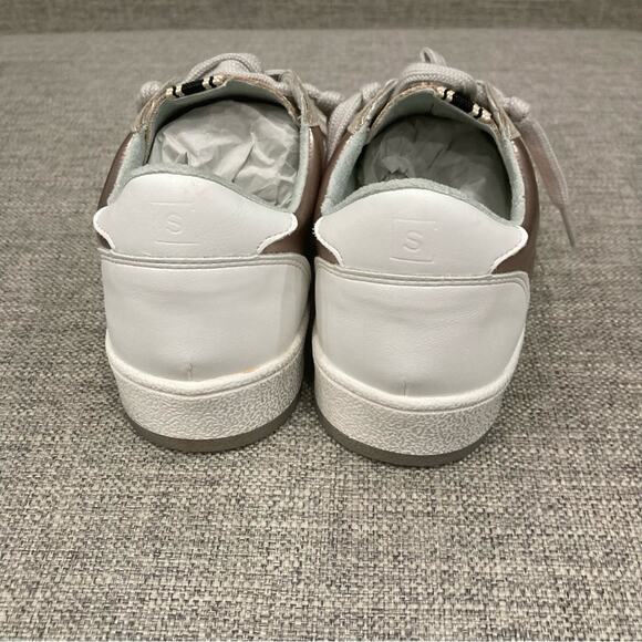 NEW Shu Shop Paz Women’s Sneakers in Peach Brand New in Box Size 7 - Picture 3 of 5